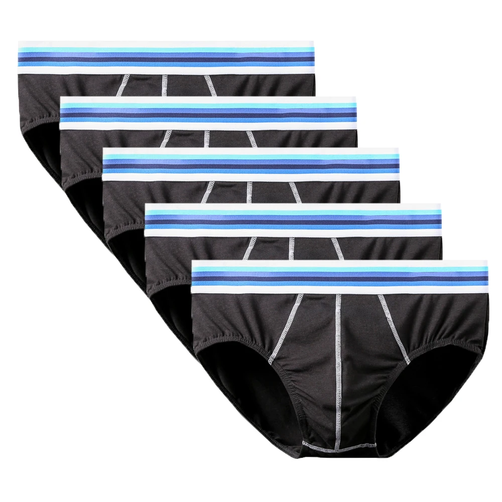Трусы брифы мужские эластичные с поясом 5 шт./лот| |