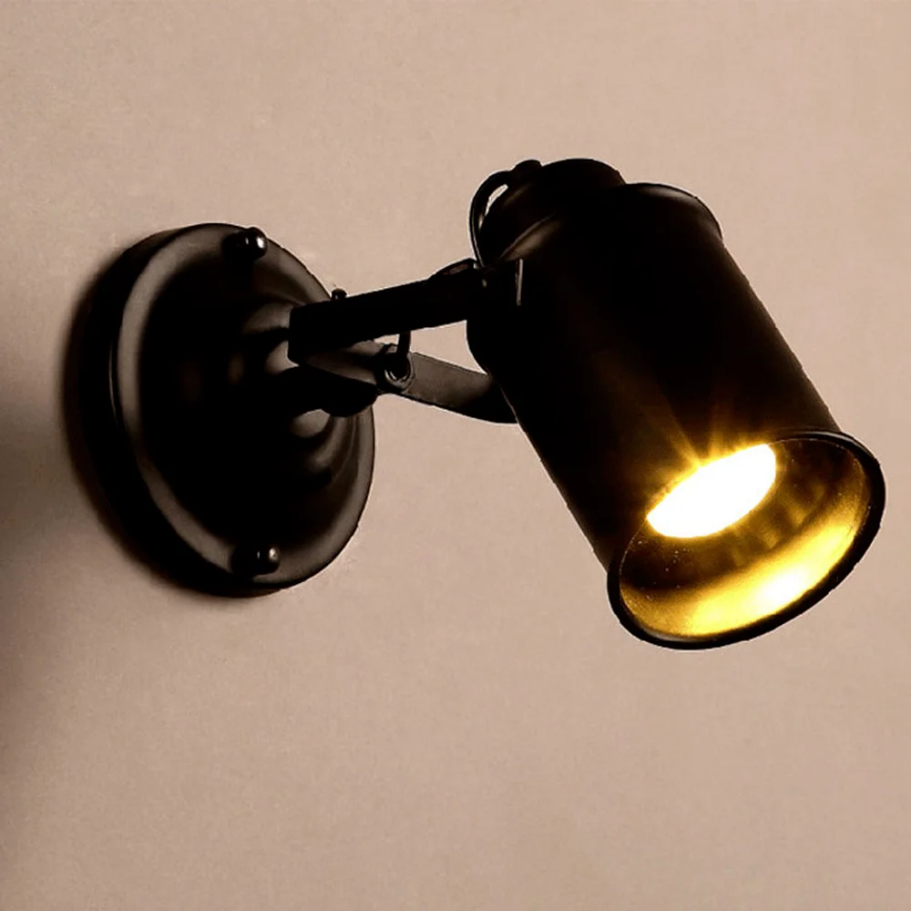 Винтажные железные потолочные светильники E27 в стиле лофт регулируемая