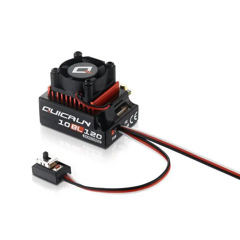 LeadingStar Hobbywing quirun 10BL120 сенсорный 120A 2 3S Lipo скорость бесщеточный ESC для 1/10 1/12 RC части