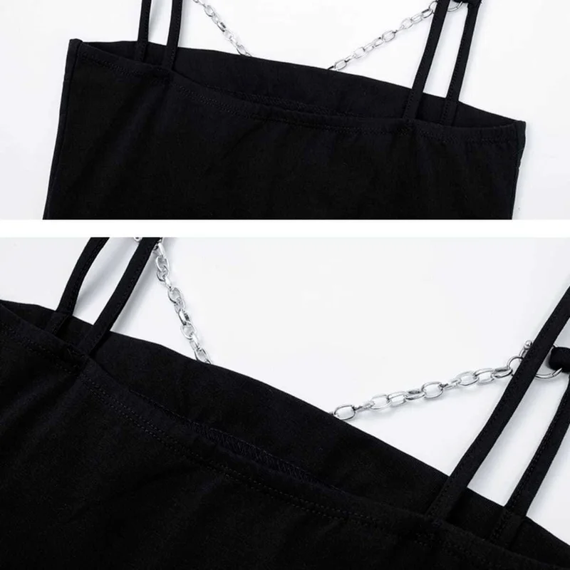 

Camis Women Solid Fashionable Cropped Slim Chic Popular Sexy All-match Summer Casual Korean Version Streetwear Girls Prevalent