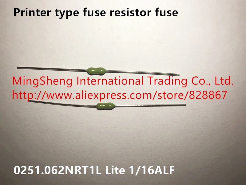 

Original new 100% printer type fuse resistor fuse 0251.062NRT1L Lite 1/16ALF