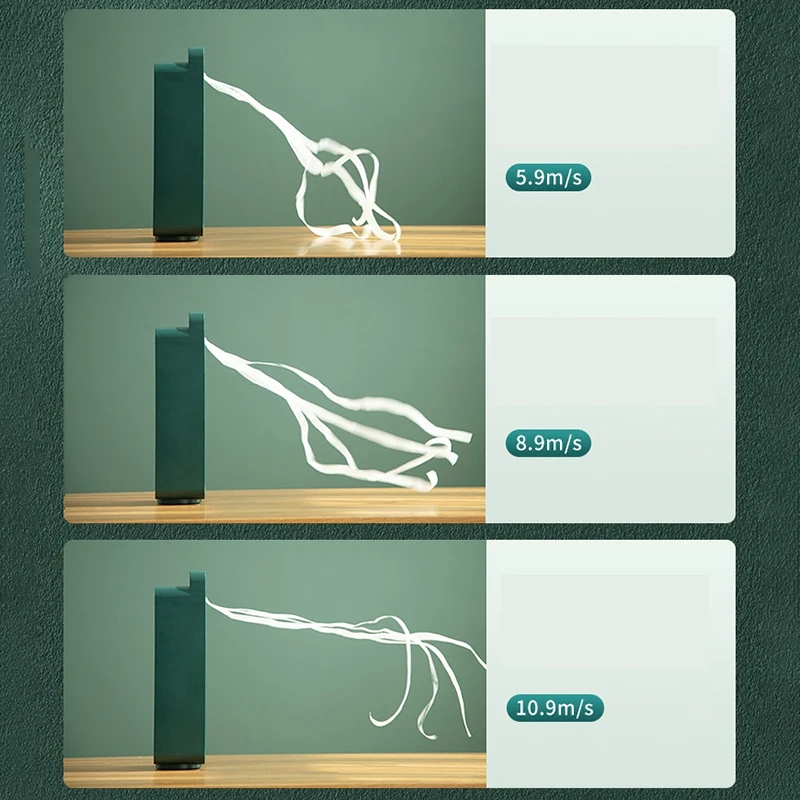 

USB Double Blade Rotating Fan USB Rechargeable Fan Portable Cooling Fan Desktop Air Cooler for Office Traveling