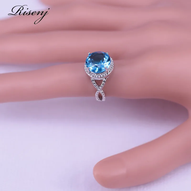 Комплект из колье серёг и кольца с фианитом | Украшения аксессуары