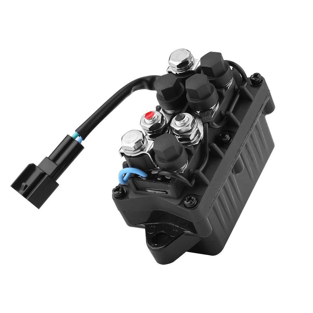 

Engine Outboard Easy Install Accessories Relay 2 Pins Practical Trim Replacement Direct Fit Durable For Yamaha 63p-81950-00-00