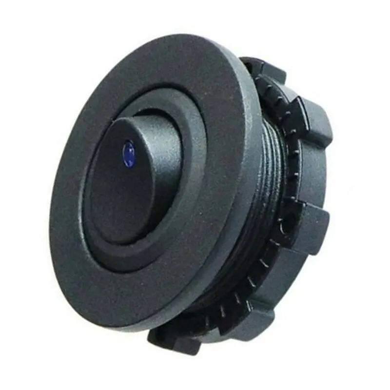 3 Pin 12V 24V светильник переключатель синий светодиодный круглый тумблер 30 мм