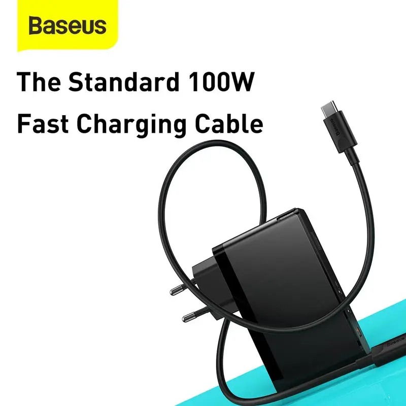 Baseus 120W GaN Charger PD Fast Charging 4.0 QC3.0 Quick Charge USB Type C With 100W Type-C Cable For Laptop Tablet | Мобильные