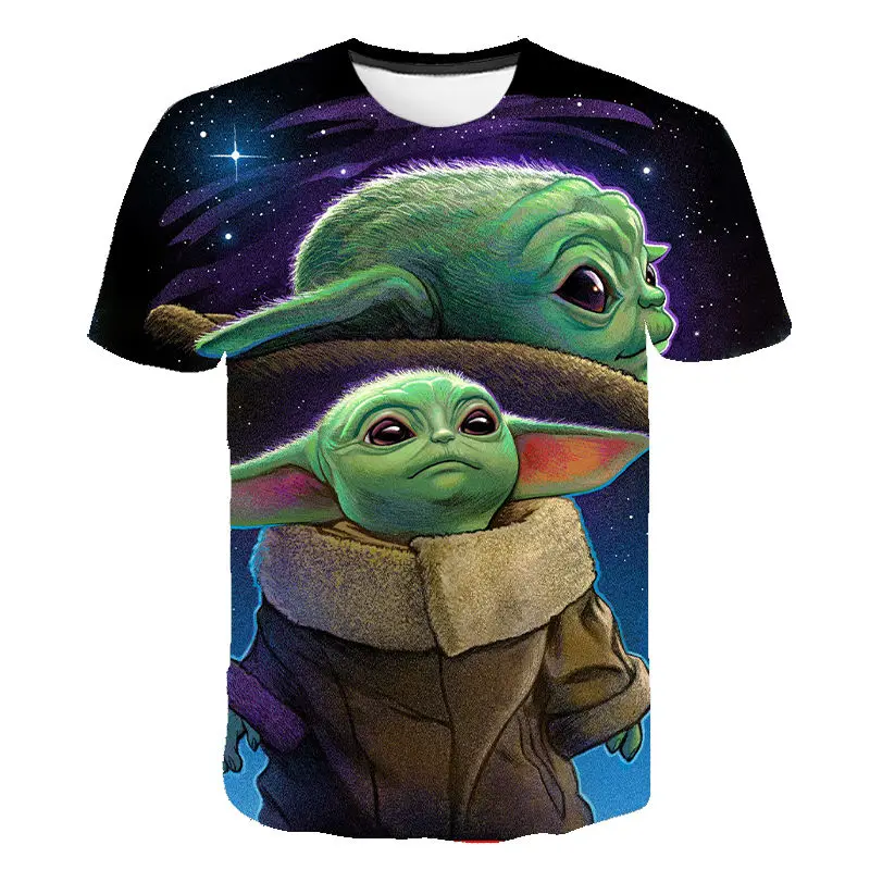Детская футболка Yota с мандалором для мужчин и женщин 3D принтом из Звездных войн