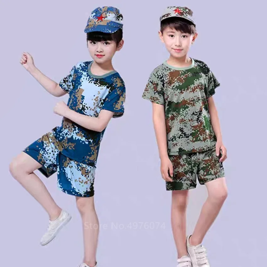 Детская Военная униформа для мальчиков армия США боевой тактический Камуфляжный