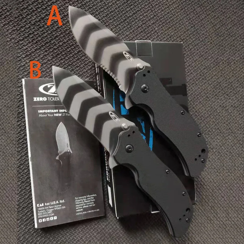 ZT0350 Складной нож Тактический карманный G10 ручка S30V лезвие наружные туристические