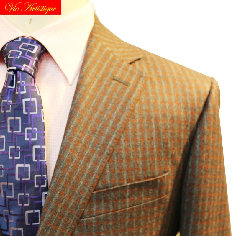 Изготовленные на заказ мужские Искусственные Свадебные изделия 2 шт. куртка