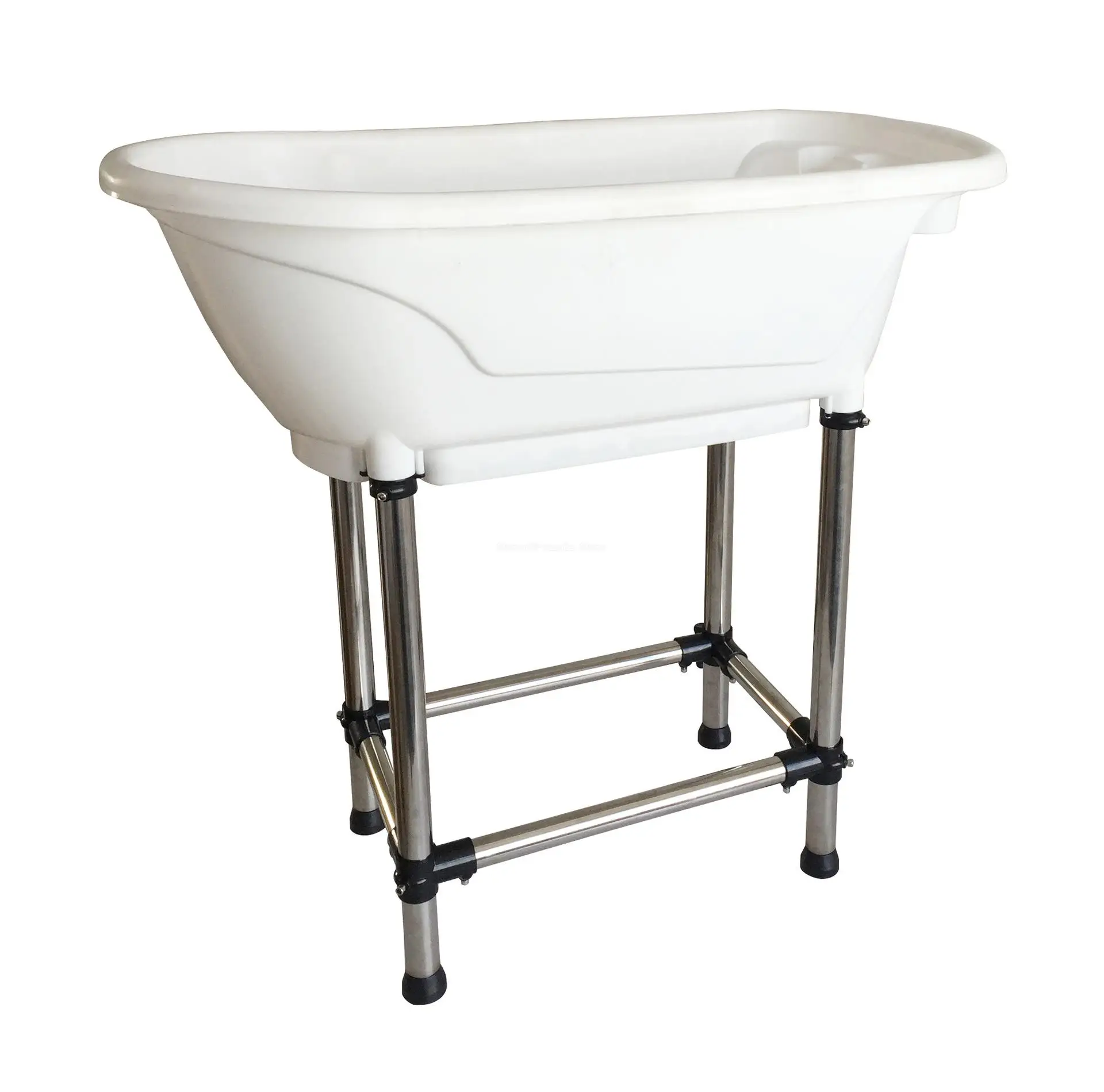 Pet Bathtub Large Products non-slip Bath Tub for Dog and Cat not bend over with high Stainless steel legs Easy install |