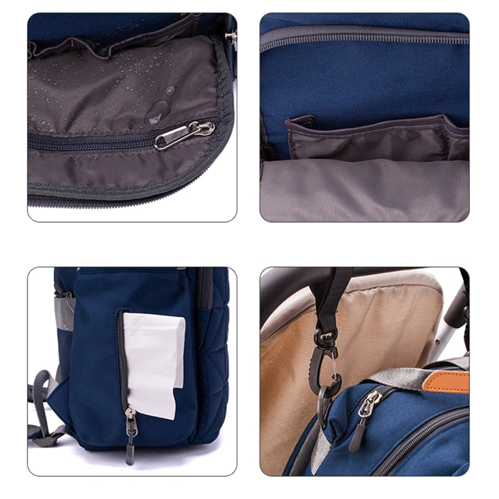 

Stroller Bag Mummy Maternity Nappy Bag Large Capacity Nappy Bag Travel Backpack Nursing Bag for Baby Care Women's Fashion Bag
