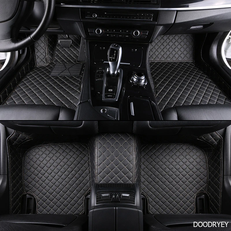 

Custom Leather car floor mats for Audi Q3 A3 A6 Q5 A4 Q7 A5 A7 S3 S5 S6 S7 S8 R8 TT SQ5 SR4-7 A1 A8 Double foot mats