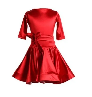 Платье для латинских танцев девочек детский танцевальный костюм детская одежда