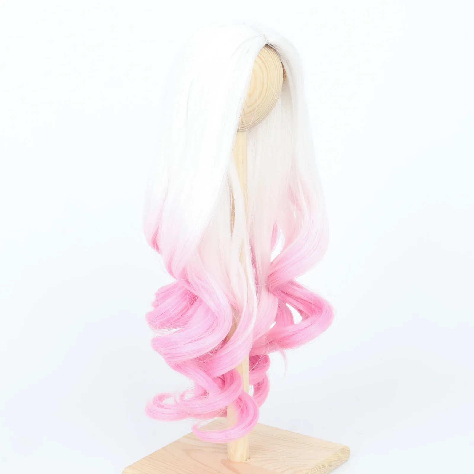 Парик для куклы Miss U Hair 8-9 дюймов 1/3 BJD MSD DOD Pullip Dollfie длинные вьющиеся окрашенные