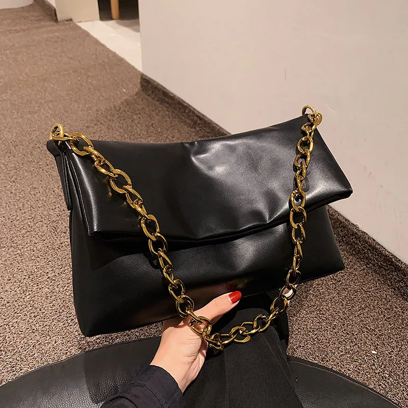 

Retro Portable Women's Bag 2021 Autumn New Trendy Fashion One-shoulder Underarm Bag Texture Chain Small Square Bag
