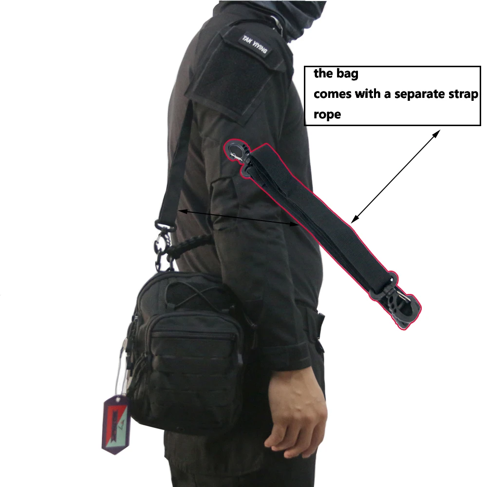 Сумка-слинг WJTWZY Molle для охоты сумка через плечо