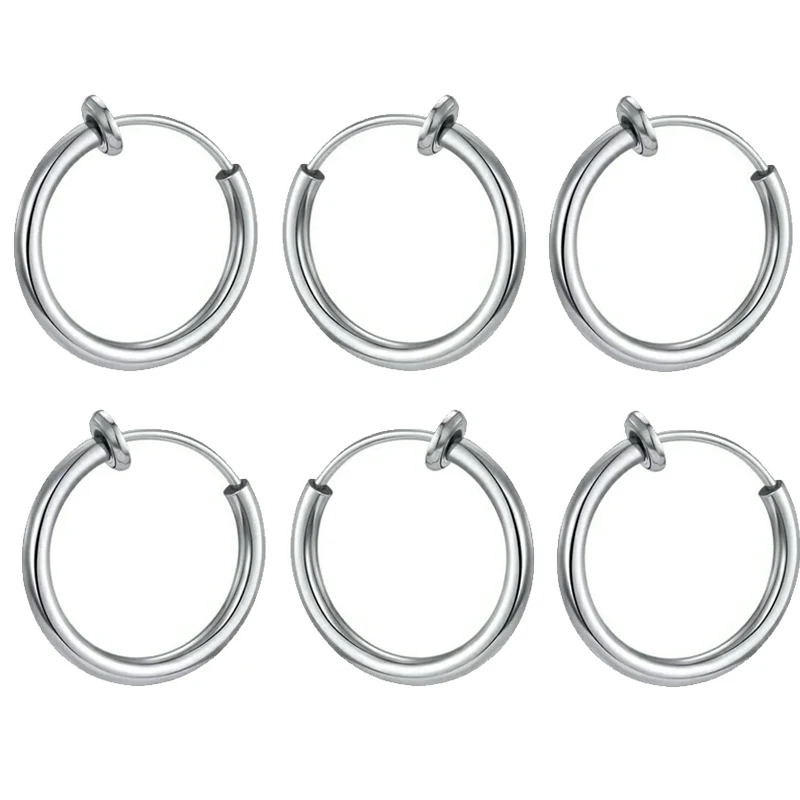 16 г поддельное кольцо для носа выдвижные серьги обруч Искусственные губ хрящевая