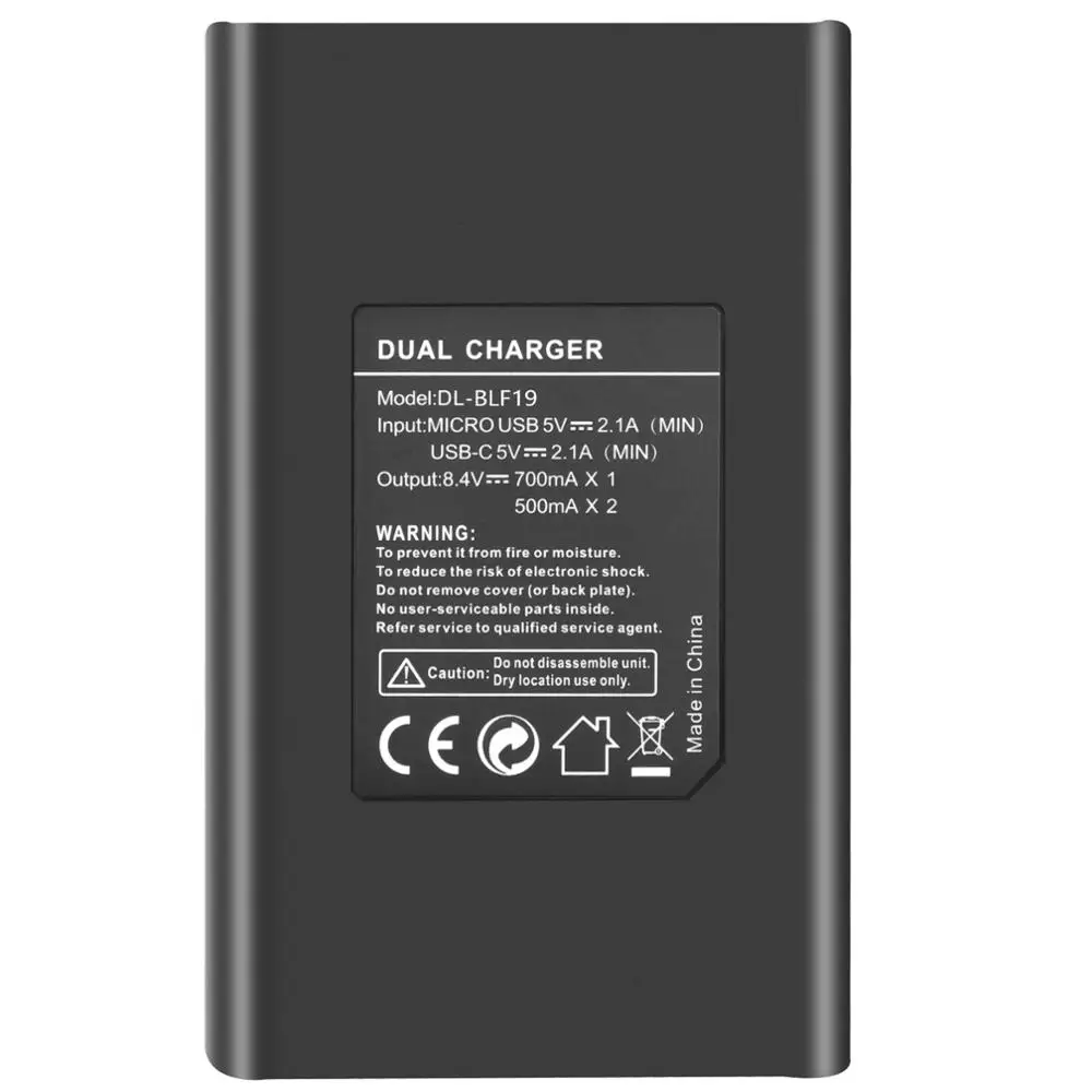 2300mah dmw blf19e dmw blf19 blf19 camera battery dual usb charger for panasonic lumix gh3 gh4 gh5 free global shipping