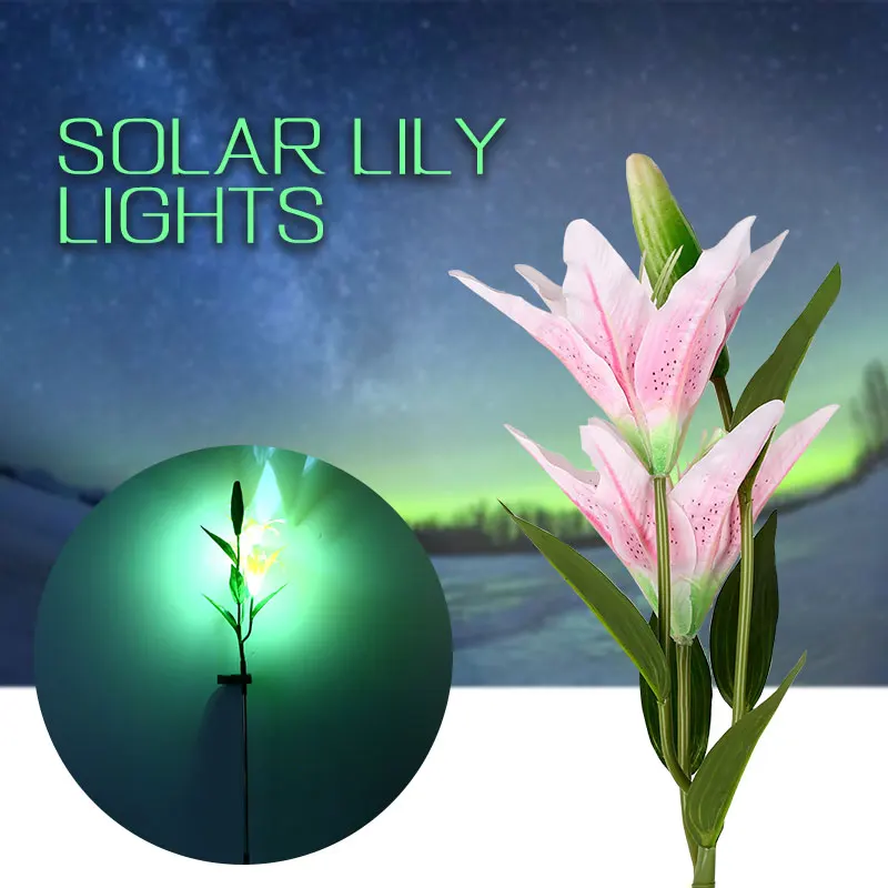 Светодиодный уличный цветочный ландшафтный светильник для газона садовый