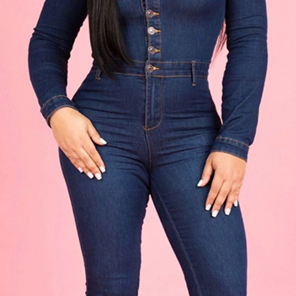 2020 весенний сексуальный джинсовый комбинезон для женщин модная уличная одежда в