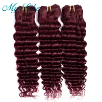 my like water wave ombre human hair bundles 10 24 1b 99j ombre black to burgundy brazilian hair weave 13 bundles nonremy hair