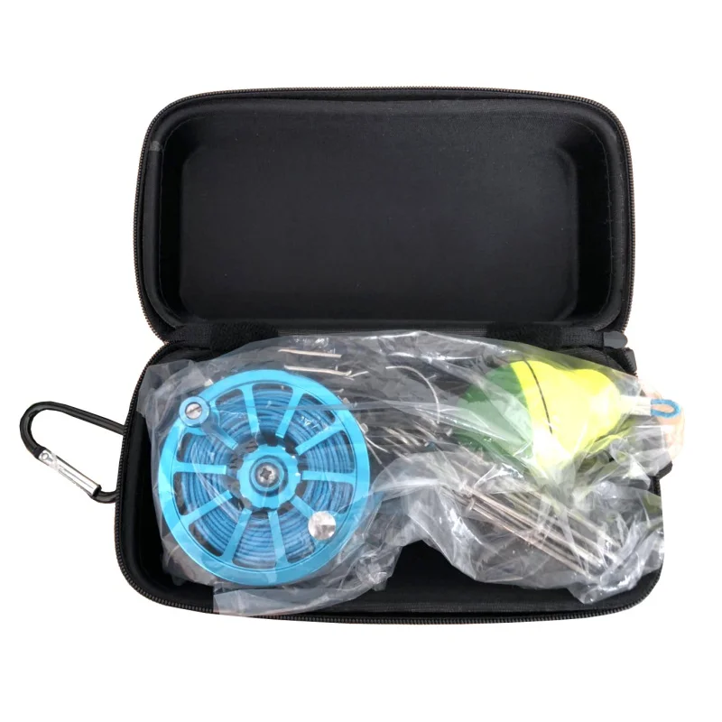 

Fishing Lock Buckle With Reel Stainless Steel Lanyard Live Fish Lock Belt Fishing Tackle Stringer Fishing Floats Reel New