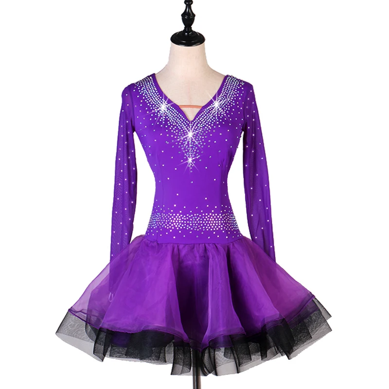 

Three Step Step On Performance Jilin Special Cling To Dance Clothing Lading Dance Show Match Serve Dress