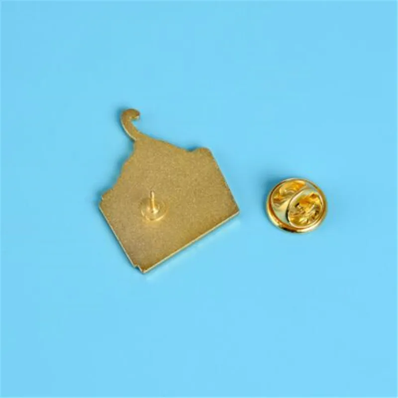 WKOUD золотой ретривер Эмаль Булавка мультфильм чтение собака мешочек для брошек