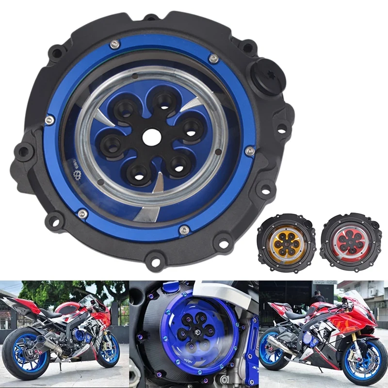 

Clear Clutch Cover & Spring Retainer R For-S1000R 2015-2019 HP4 212-18