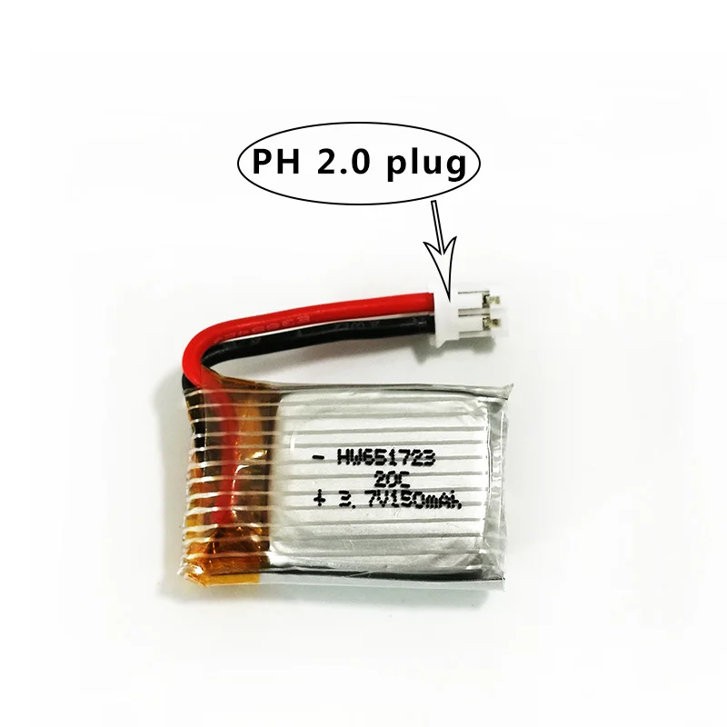 Бесплатная доставка 1S 3 7 V JST/XH2.54/PH2.0/SH1.25/XH4.0 Аккумулятор для радиоуправляемого