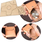 Японская стальная форма лезвия DIY кожаный маленький мешок для монет ручной инструмент для перфорации нож форма деревянная высечка инструмент для кожевенного ремесла 80x50x20mm