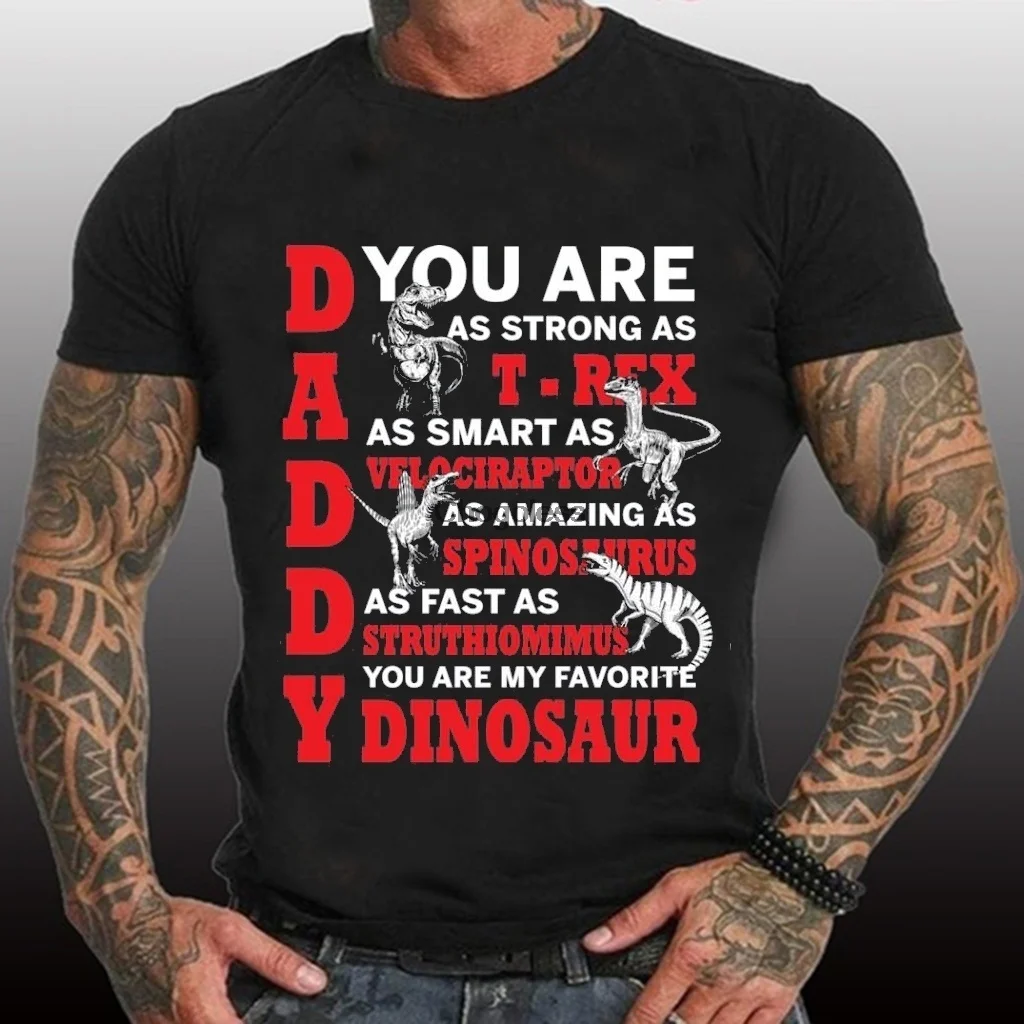 

Daddy Dinosaur Shirt Retro Style