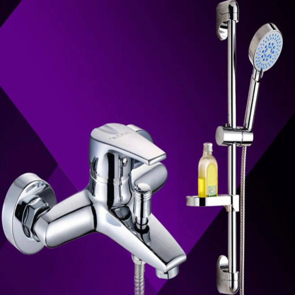 Настенный смеситель для ванны ванной кран горячей и холодной воды дома