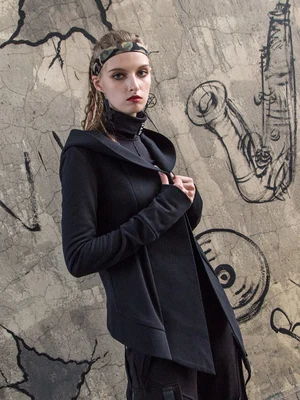 Европа и Соединенные Штаты темно шляпа толстовка с капюшоном BF wind нестандартная