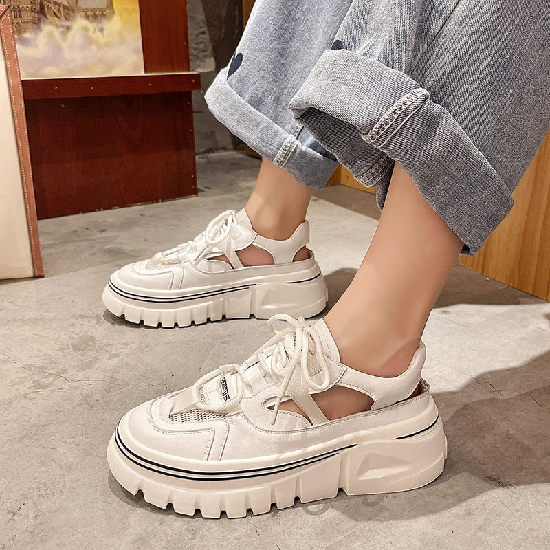 

2021 New Fashion Women's Sandals for The Summer Shoes Woman Flats Designer Platform Sandals Female Beach Shoes Women Sandles