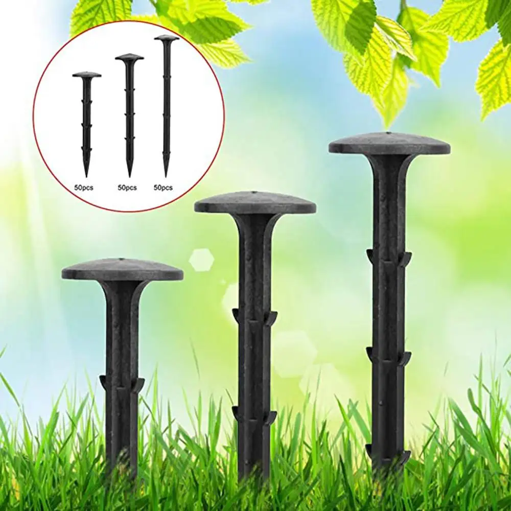 50 шт. колышки для палатки пластиковые нескладывающегося навеса кемпинга винты