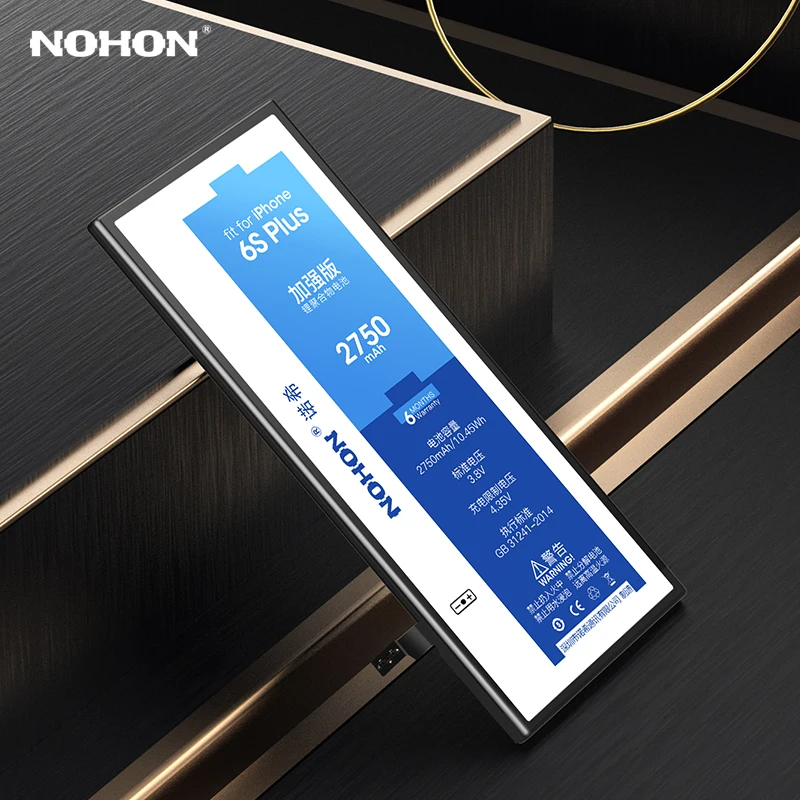 Nohon аккумулятор для iPhone 6 S 6 7 8 Plus 6splus 6plus 7plus 8plus SE реальная емкость Замена литий-полимерный Bateria Бесплатные инструменты