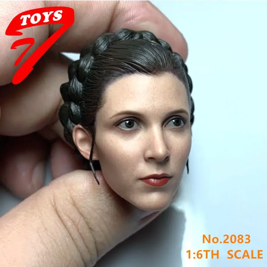 В наличии 1/6 Leia принцесса органа соло голова Лепка F 12 дюймов Женская фигурка PH TBL