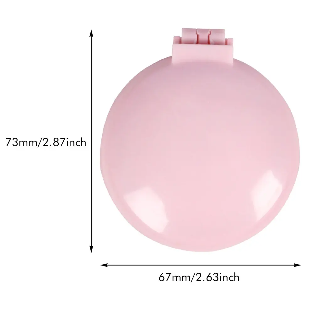 Складная расческа-подушка с зеркалом компактный карманный размер портативная