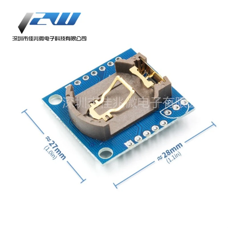 Маленький модуль RTC I2C 24C32 память DS1307 тактовый без батареи|Регуляторы