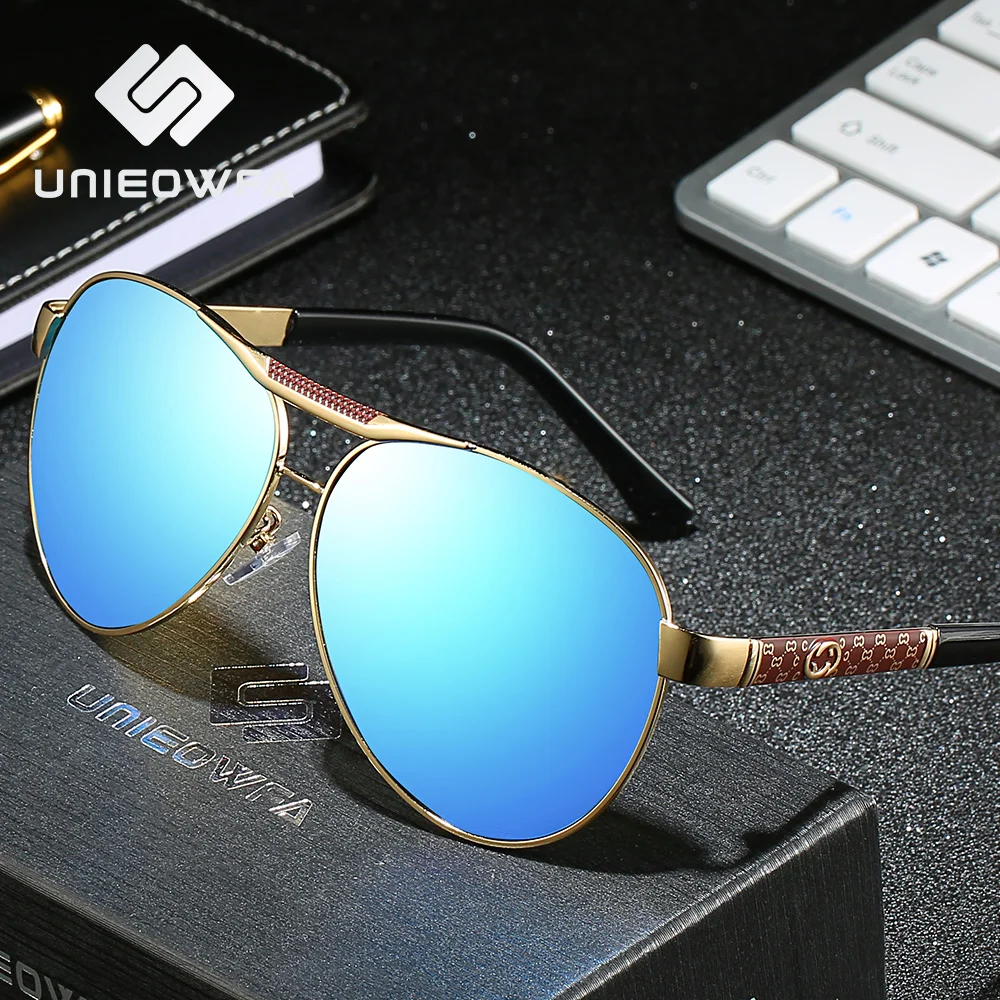 UNIEOWFA женские авиационные солнцезащитные очки для женщин поляризационные