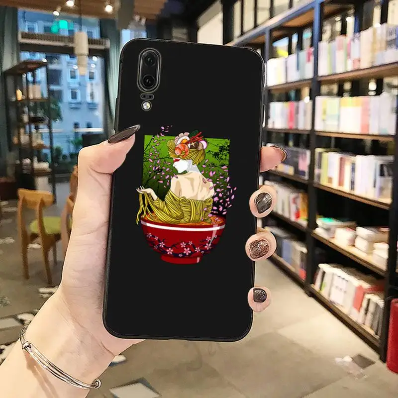 

Great Ramen Wave Japan Phone Case For Huawei honor Mate P 10 20 30 40 i 9 8 pro x Lite smart 2019 nova 5t