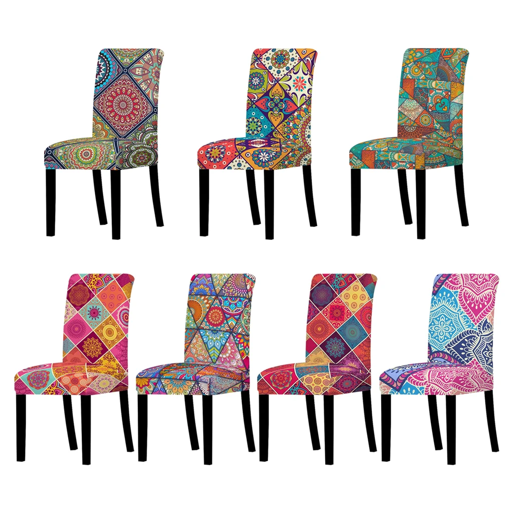 

Soft Elastic Dining Chair Cover Chair Slipcover Protector for Home Office