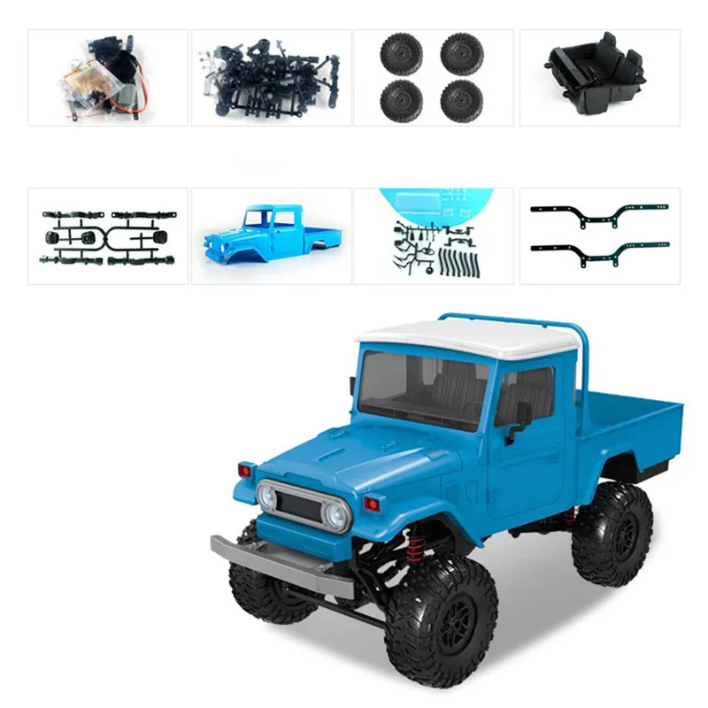 

MN Model MN45 KIT 1/12 2.4G 4WD RC Car without ESC Battery Transmitter Receiver For Boy Kids Toy High quality RC Car
