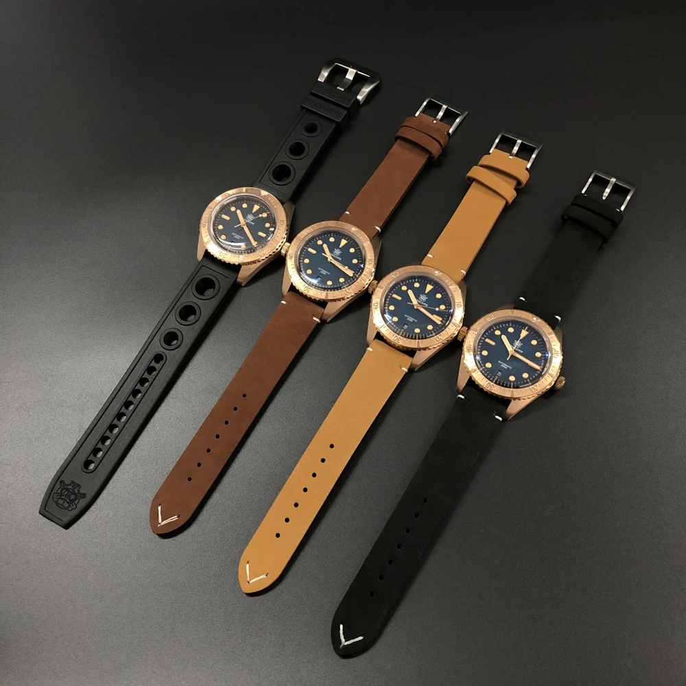 

STEELDIVE 1965S First Bronze Diving Watch 200m CuSn Bronze Men's Mechanical Watches Sapphire Crystal NH35 Automatic Watch men
