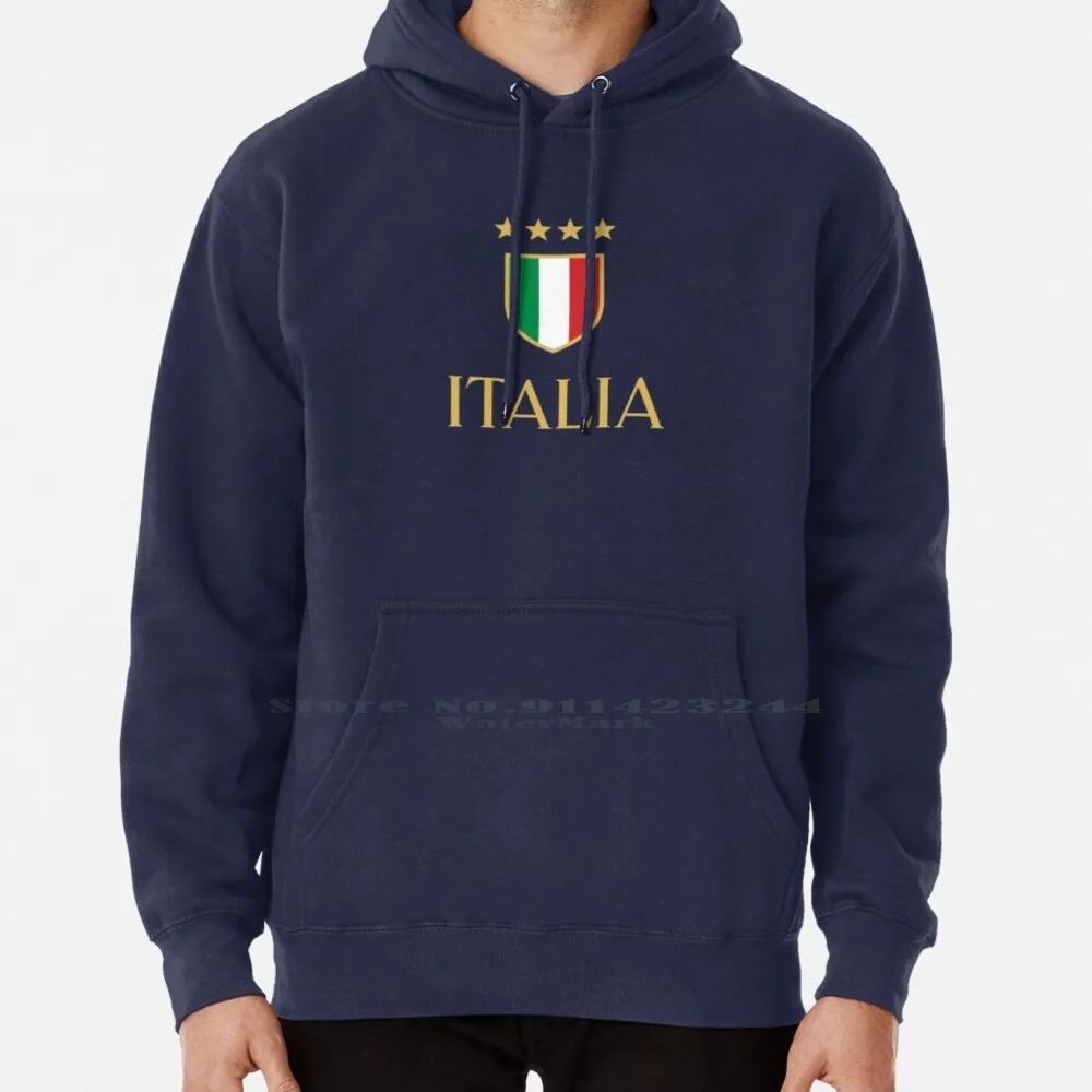 

Italia Gold Hoodie Sweater 6xl Cotton Calcio Italian Football Italian Soccer Italy National Team Italian National Team Gli