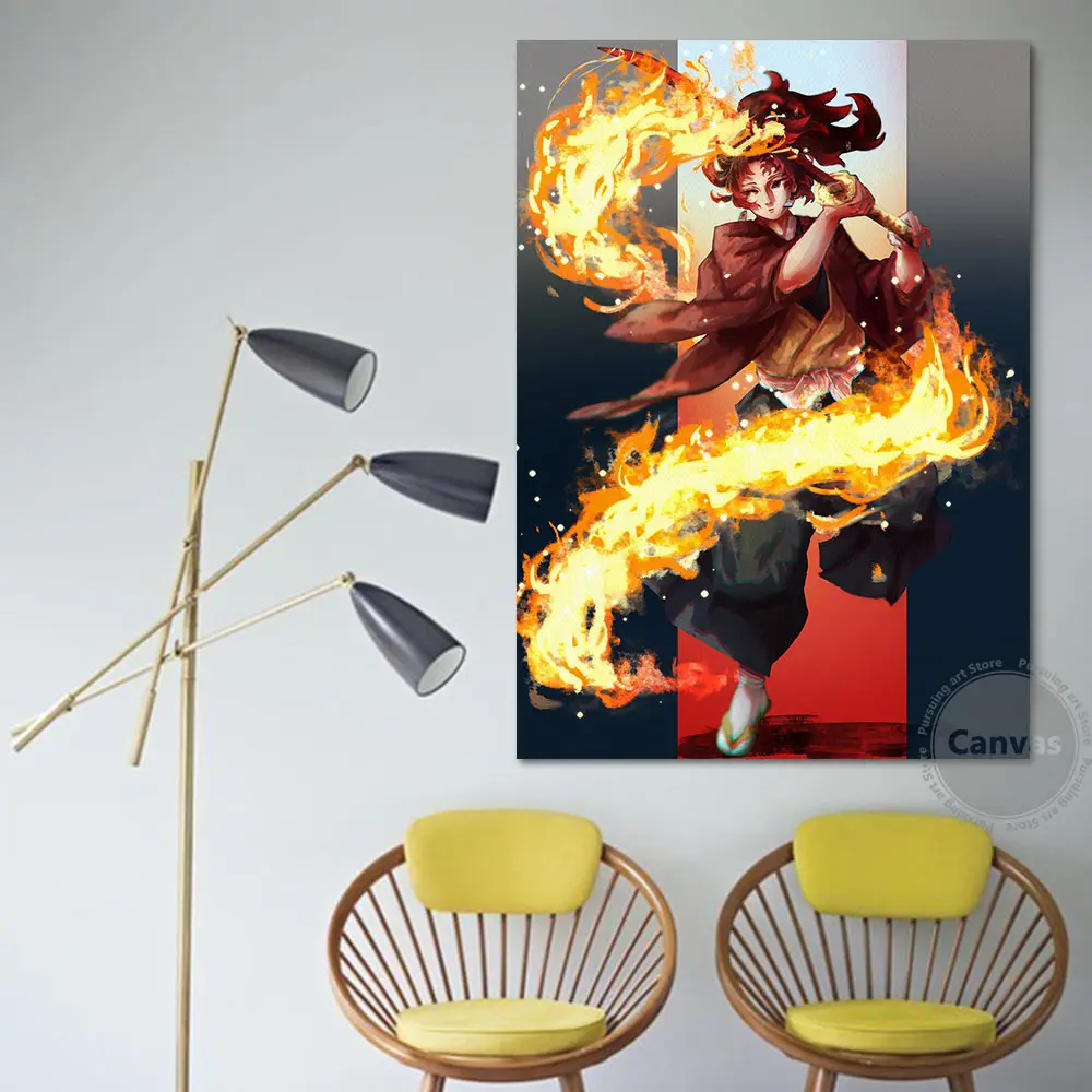 Постер на стену с изображением аниме рассекающий демонов | Дом и сад