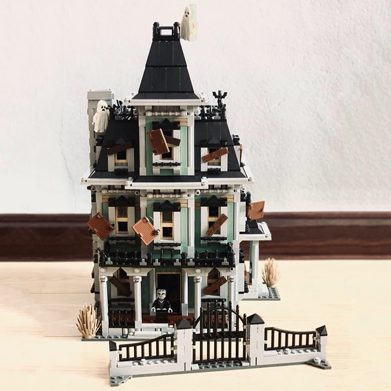 2020 новый в наличии дом с привидениями кирпичи пожарная штаб квартира