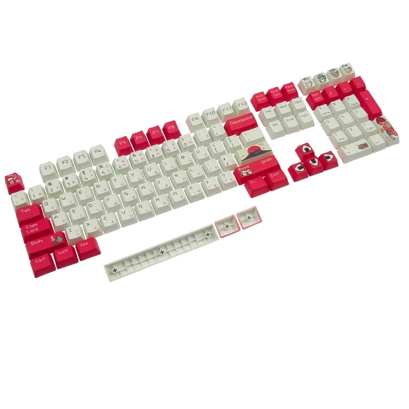 

OEM PBT Dye Sub Keycaps Full Set Mechanical Keyboard Keycaps PBT Dye-Sublimation Keycaps 108 Keys